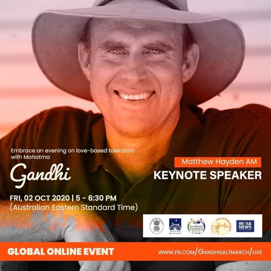 Keynote speaker Matthew Hayden