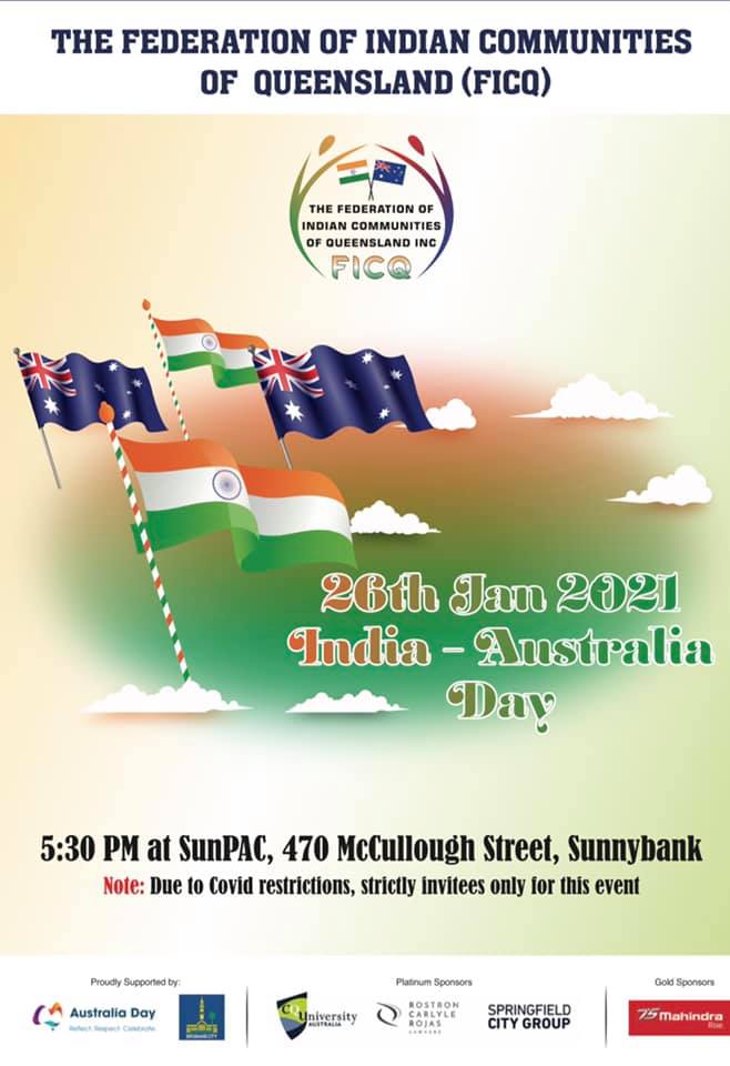 India-Australia Day Celebrations 26th Jan 2021